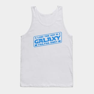 Galaxy far far away (blue) Tank Top